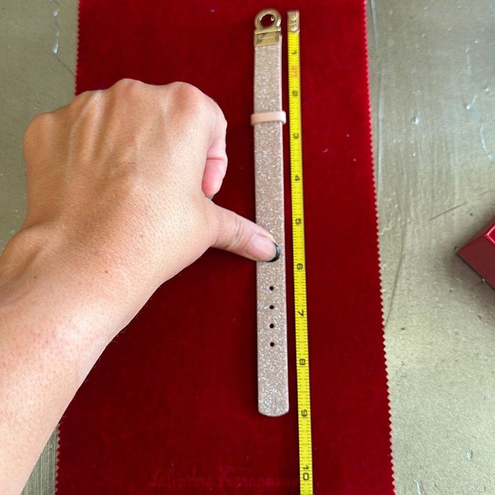 Salvatore Ferragamo Gancini Glitter 2 Sides Adjustable Bracelet - Picture 7 of 7